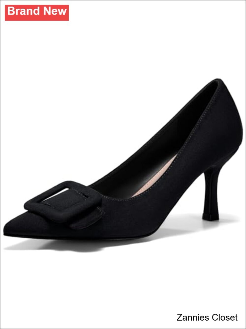 ✨Coutgo Women's Closed Pointed Toe Stiletto High Heels Wedding Party Pump